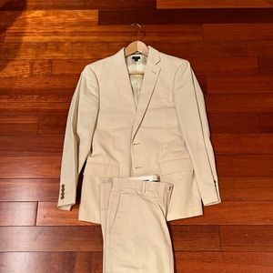 J Crew - Full Suit - Khaki - 31/30 Pants & 36S Jacket